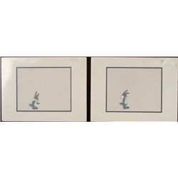 2 Baby Bugs Bunny Original Production Cels Chuck Jones