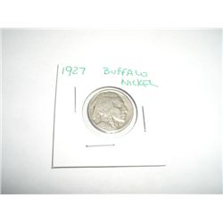 1927 Buffalo Nickel *PLEASE LOOK AT PICTURE TO DETERMINE GRADE - COIN OUT OF SAFE DEPOSIT BOX & NOT