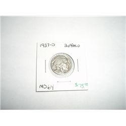 1937-D Buffalo Nickel *RARE MS-64 GRADE - COIN OUT OF SAFE DEPOSIT BOX & NOT GRADED*!!