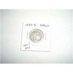 1937-S Buffalo Nickel *RARE MS TAIL & HORN - GRADE - COIN OUT OF SAFE DEPOSIT*!!