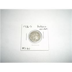 1936-S Buffalo Nickel *RARE MS-60 HIGH GRADE - COIN OUT OF SAFE DEPOSIT*!!