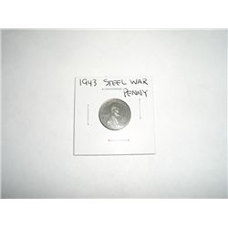 1943 WAR Steel Lincoln Penny *PLEASE LOOK AT PICTURE TO DETERMINE GRADE - COIN OUT OF SAFE DEPOSIT B