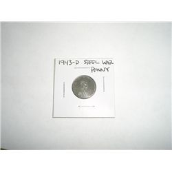 1943-D WAR Steel Lincoln Penny *PLEASE LOOK AT PICTURE TO DETERMINE GRADE - COIN OUT OF SAFE DEPOSIT