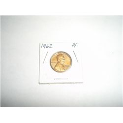 1962 RARE PROOF Lincoln Penny *RARE PROOF GRADE - COIN OUT OF SAFE DEPOSIT BOX*!!