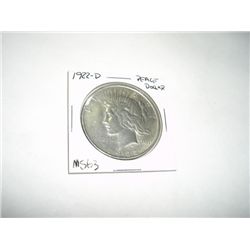 1922-D Peace Silver Dollar *RARE MS-63 HIGH GRADE*!!