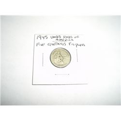 1945 United States of America *FIVE CENTAVOS FILIPINAS*!!