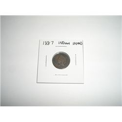 1887 Indian Head Penny *PLEASE LOOK AT PICTURE TO DETERMINE GRADE - NICE COIN*!!