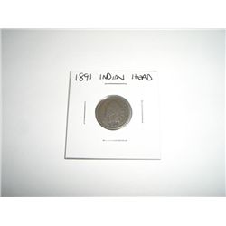 1891 Indian Head Penny *PLEASE LOOK AT PICTURE TO DETERMINE GRADE - NICE COIN*!!