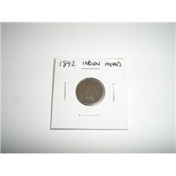 1892 Indian Head Penny *PLEASE LOOK AT PICTURE TO DETERMINE GRADE - NICE COIN*!!
