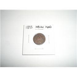 1893 Indian Head Penny *PLEASE LOOK AT PICTURE TO DETERMINE GRADE - NICE COIN*!!