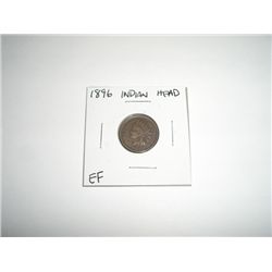 1896 Indian Head Penny *EXTRA FINE GRADE - NICE COIN*!!