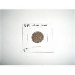 1899 Indian Head Penny *EXTRA FINE GRADE - NICE COIN*!!