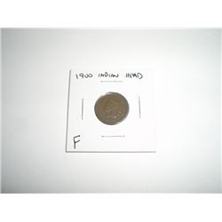 1900 Indian Head Penny *FINE GRADE - NICE COIN*!!
