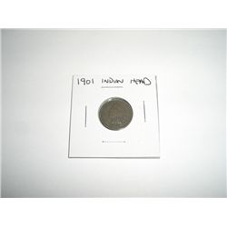 1901 Indian Head Penny *PLEASE LOOK AT PICTURE TO DETERMINE GRADE - NICE COIN*!!