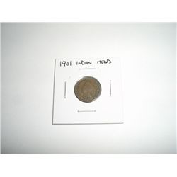 1901 Indian Head Penny *PLEASE LOOK AT PICTURE TO DETERMINE GRADE - NICE COIN*!!