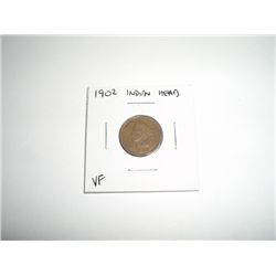 1902 Indian Head Penny *VERY FINE GRADE - NICE COIN*!!