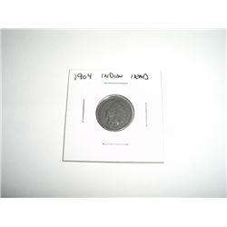 1904 Indian Head Penny *PLEASE LOOK AT PICTURE TO DETERMINE GRADE - NICE COIN*!!