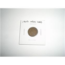 1905 Indian Head Penny *PLEASE LOOK AT PICTURE TO DETERMINE GRADE - NICE COIN*!!