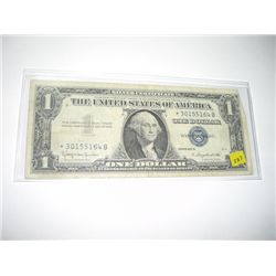 1957 Series B  *STAR NOTE* $1 *SILVER CERTIFICATE* Dollar Bill Serial # *30155164B!!
