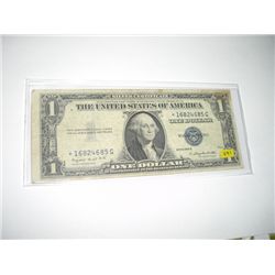 1935 Series G  VERY RARE *STAR NOTE* $1 *SILVER CERTIFICATE* Dollar Bill Serial # *16824685G!!