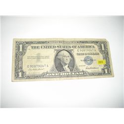 1957 Series $1 *SILVER CERTIFICATE* Dollar Bill Serial # E90879047A!!