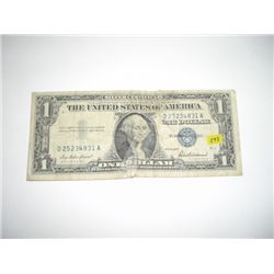 1957 Series $1 *SILVER CERTIFICATE* Dollar Bill Serial # D25234831A!!