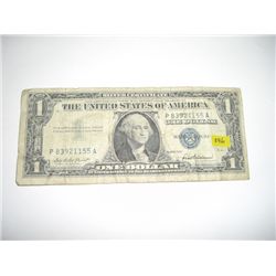 1957 Series $1 *SILVER CERTIFICATE* Dollar Bill Serial # P83921155A!!