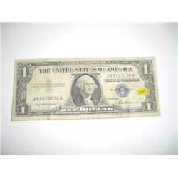 1957 Series $1 *SILVER CERTIFICATE* Dollar Bill Serial # J69223136A!!
