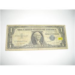 1957 Series A $1 *SILVER CERTIFICATE* Dollar Bill Serial # C78466779A!!