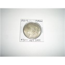 1921-S SILVER Morgan Dollar *SEMI KEY DATE* - *PLEASE LOOK AT PICTURE TO DETERMINE GRADE - NICE COIN