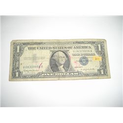 1957 Series B $1 *SILVER CERTIFICATE* Dollar Bill Serial # U26309856A!!