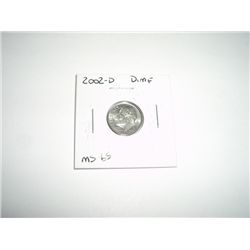 2002-D Roosevelt Dime *MS-65 HIGH GRADE*!!