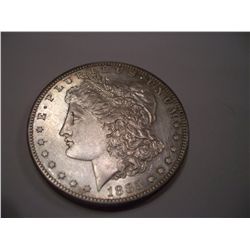 1885-S Almost Uncirculated Morgan Silver Dollar, AU-58