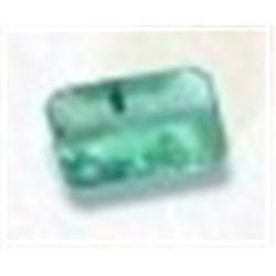 .20 ct Natural Columbian Emerald Cut & Faceted!!!!