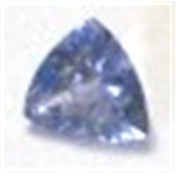 .60 ct OVER 1/2 Carat Natural Tanzanite Trillion Cut & Faceted!!