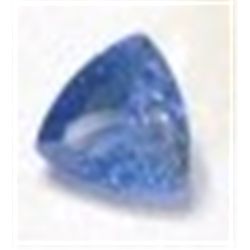 .65 ct OVER 1/2 Carat Natural Tanzanite Trillion Cut & Faceted!!