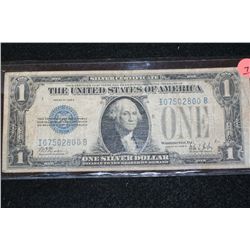 1928-B US Silver Certificate $1, Blue Seal