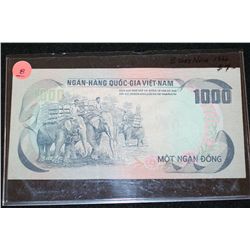 1966 S. Vietnam 1,000 Mot Ngan Dong Foreign Bank Note