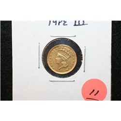 1874 Indian Princess $1 Gold Coin, Type III