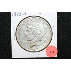 1922-S Peace $1