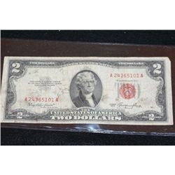 1953 United States Note $2, Red Seal