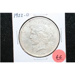 1922-O Peace $1
