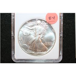 1991 Silver Eagle $1, MCPCG Graded MS70