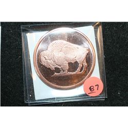 2011 Buffalo Copper Round, .999 Fine 1 Oz.
