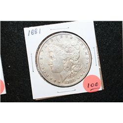 1881 Silver Morgan $1
