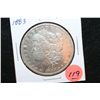 Image 1 : 1883 Silver Morgan $1