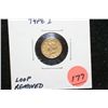 Image 1 : 1849 Liberty $1 Gold Coin, Type I, Loop Removed