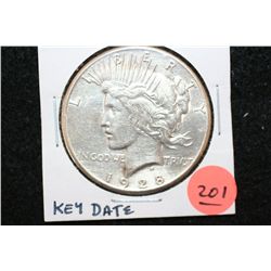 1928 Peace $1, Key Date