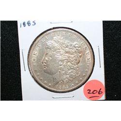 1885 Silver Morgan $1