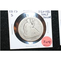 1875-S Seated Liberty Half Dollar